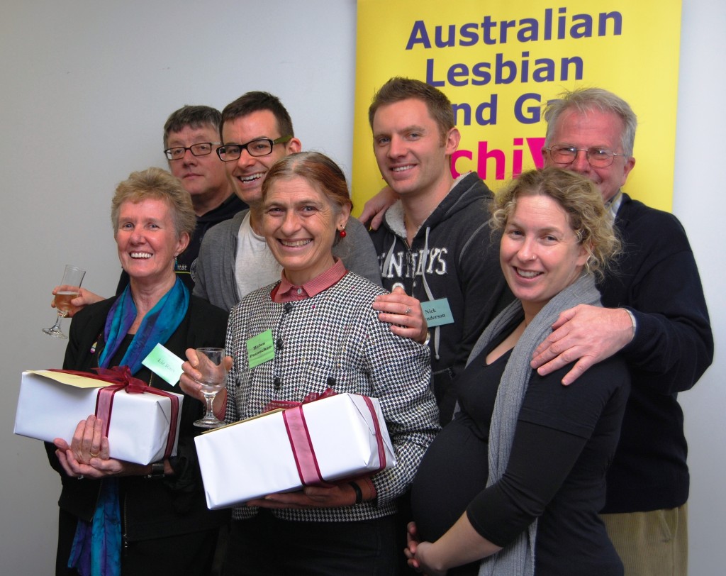 New life members Helen Pausacker and Liz Ross with the ALGA committee