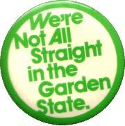 Garden state Badge: we're not all straight in the Garden State